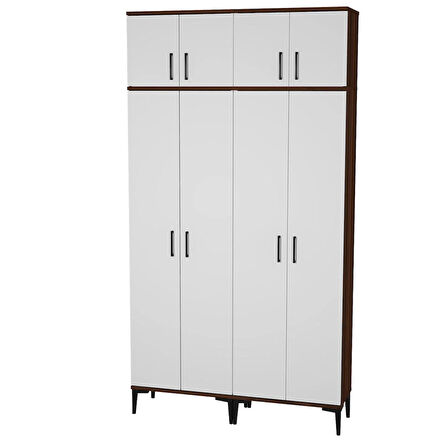 Alba-1-3-4-4 Dolaplı Ayakkabılık Vestiyer Portmanto RS03