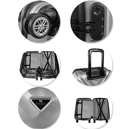 My Valice Lotus Abs Büyük Boy Valiz Lacivert