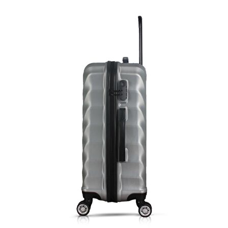 My Valice Lotus Abs 4'lü Travel Valiz Seti Gri