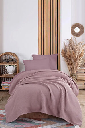 Ecocel Pike Örtü Tek Kişilik 160x230cm Sincere Mürdüm