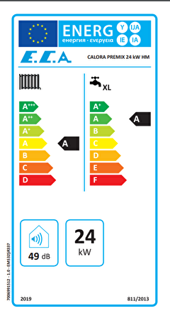 E.C.A Calora Premix 24/24 Kw (20.000 Kcal) Tam Yoğuşmalı Kombi