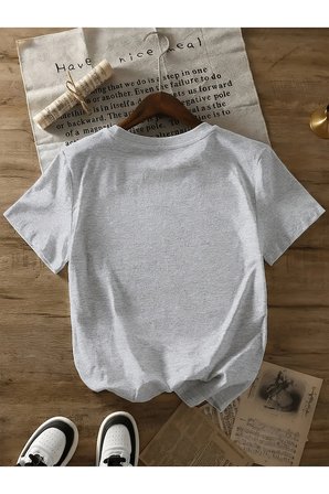 Unisex Minnie Fiyonk Baskılı Tasarım Tshirt