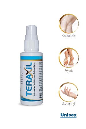 Teraxil Terlemeyi ve Ter Kokusunu Önleyici Sprey 50 ml