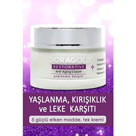 Doragold Restorative Antı Agıng Yaşlanma Karşıtı Yüz Bakım Kremi 45 Ml