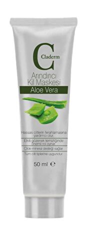 CLADERM ALOE VERA KİL MASKESİ 50 ML