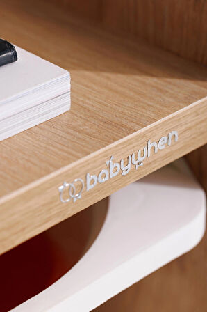 Babywhen BW2311 Oyuncak Dolabı 6 Raflı Ahşap