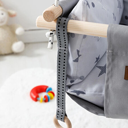 Babywho BW2210 - Ahşap Çocuk Salıncak