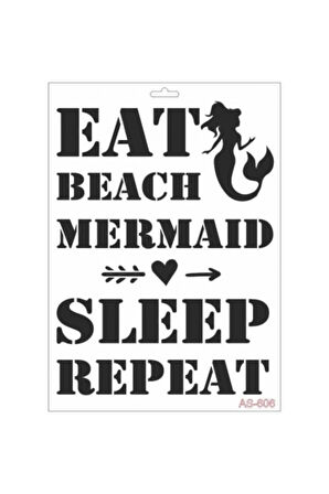 Sleep Cadence A4 Stencil AS606