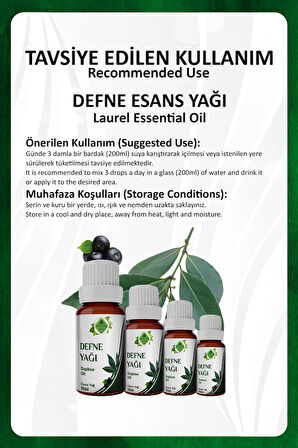 Defne Yağı (LAUREL ESSENTİAL OİL) 10 Ml.