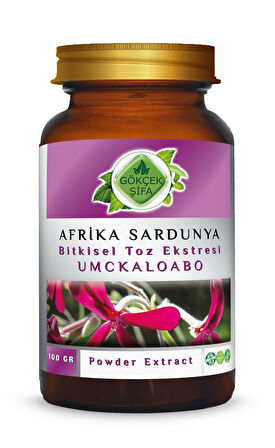 Afrika Sardunyası Toz Ekstresi Cam 100 Gr
