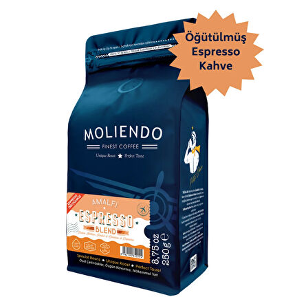 Moliendo Amalfi Espresso Blend Kahve (Espresso Öğütülmüş Kahve) 250 g