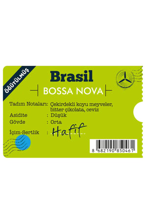 Moliendo Brasil Bossa Nova Yöresel Kahve ( Öğütülmüş Filtre Kahve ) 250 G.
