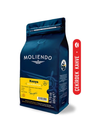 Moliendo Kenya Aa Muranga Yöresel Kahve (Çekirdek Kahve) 250 G.