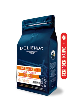 Moliendo Breakfast Blend Filtre Kahve ( Çekirdek Kahve ) 250 G.