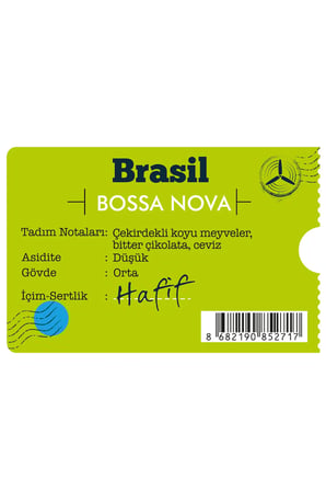 Moliendo Brasil Bossa Nova Yöresel Kahve ( Çekirdek Kahve ) 250 G.