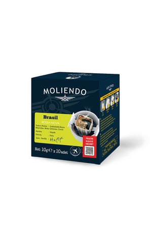 Moliendo Brasil Bossa Nova Pratik Filtre Kahve 10x10 G.