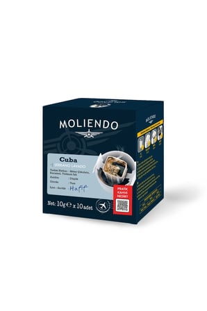 Moliendo Cuba Serrano Lavado Pratik Filtre Kahve 10x10 G.