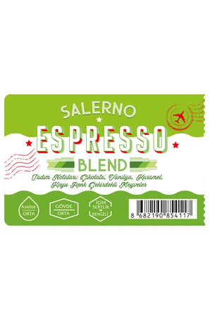 Moliendo Salerno Espresso Blend ( Çekirdek Kahve ) 1000 G.