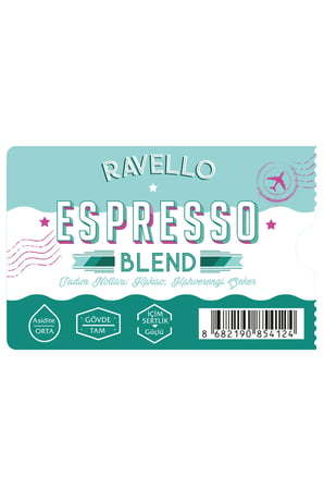Moliendo Ravello Espresso Blend Kahve ( Çekirdek Kahve ) 1000 G.