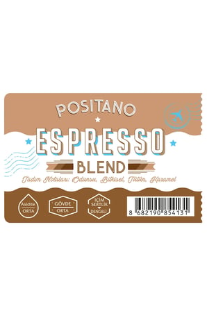 Moliendo Positano Espresso Blend Kahve ( Çekirdek Kahve ) 1000 G.