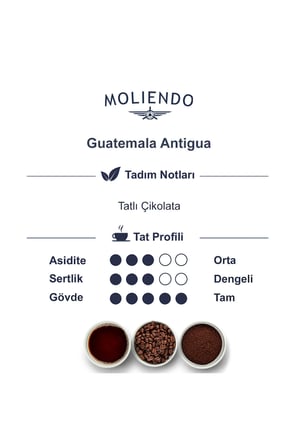 Moliendo Guatemala Antigua Shb Yöresel Kahve ( Çekirdek Kahve ) 1000 G.