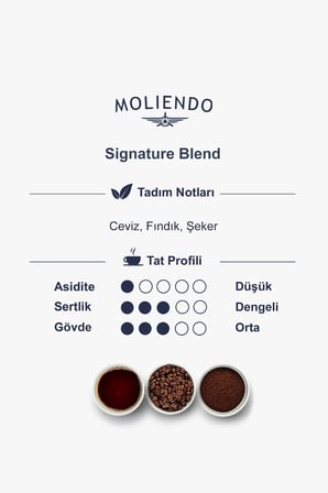 Moliendo Signature Coffee Blend Kahve ( Çekirdek Kahve ) 1000 G.