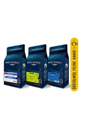 Moliendo Ekonomik Paket ( Öğütülmüş Filtre Kahve ) 3x250 G.