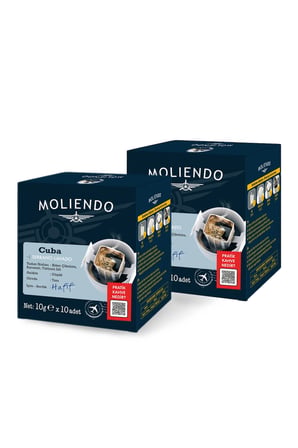Moliendo Cuba Serrano Lavado Pratik Filtre Kahve Avantaj Paketi 2 X 10 Toplam 20 Adet