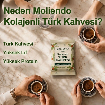 Moliendo Kolajenli Türk Kahvesi 100 g 3'lü Avantaj Paketi