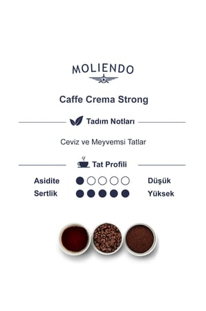 Moliendo Caffè Crema Strong (Çekirdek Kahve ) 1000 g