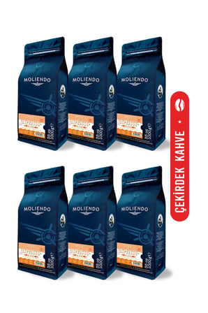 Moliendo Amalfi Espresso Blend Kahve Avantaj Paketi (ÇEKİRDEK KAHVE) 6*1000 g