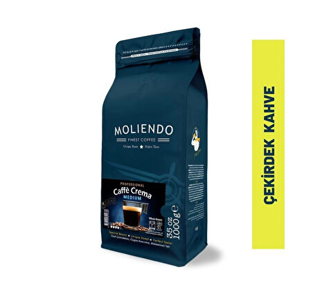  Moliendo Professional Caffe Crema Medium (Çekirdek Kahve) 1000 g