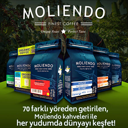  Moliendo Professional Caffe Crema Medium (Çekirdek Kahve) 1000 g