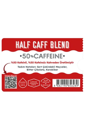 Moliendo Half Caff %50 Kafeinli Blend Kahve (Çekirdek Kahve) 250 g