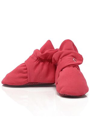 Ella Bonna Organik Pamuk Bebek Patiği, Kaydırmaz Taban Pamuklu Yenidoğan Pandufu Ev Kreş Ayakkabısı