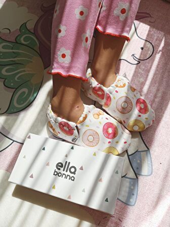 Donat Organik Pamuk Ev Kreş Ayakkabısı Patik