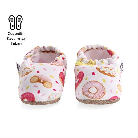 Donat Organik Pamuk Ev Kreş Ayakkabısı Patik