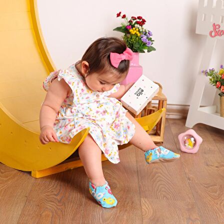 Ördek Organik Pamuk Ev Kreş Ayakkabısı Patik