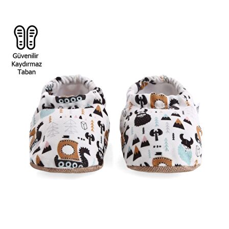 Viking Organik Pamuk Ev Kreş Ayakkabısı Patik