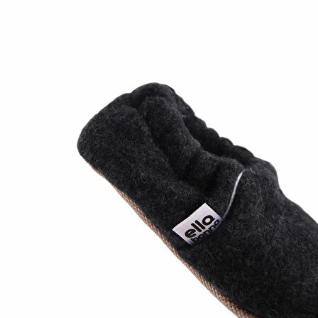 Polar Bebek Ev Patiği, Kaydırmaz Taban, Organik Pamuk Astar, Antrasit