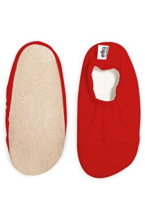 Kaydırmaz Taban, Unisex Bebek Çocuk Deniz Ayakkabısı, Havuz Patiği, Bordo