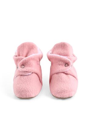 Kaydırmaz Taban Polar Pamuk Astarlı Unisex Bebek Çocuk Ev Terliği Basic