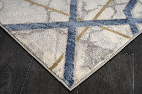 Home Dream Cresta Gri Mavi Modern Halı CRS004