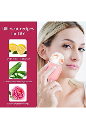 Yüz Masaj Buzu Contour Ice Cube Gua Sha Ice Roller Soğuk Terapi Doğal Bakım Ve Cilt Bakım Aleti