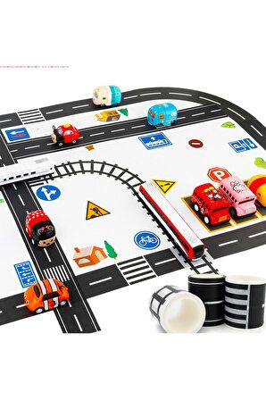 Otobant Eğitici Ve Eğlenceli Yol Yapım Road Tape Oyun Bandı 1 Adet