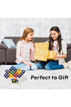 Tetra Kule Denge Oyuncağı Eğitici Kutu Oyuncak Tetris Kule Tetra Tower