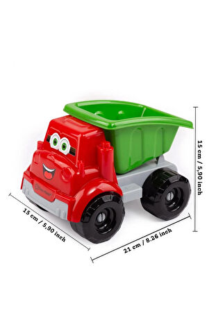 İlk Kamyonum Oyuncak Kamyon Sevimli Kamyon, 21cm Büyük Oyuncak Kamyon