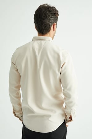 Flex Slim Fit Yumuşak Kolay Ütü Nefes Alan Erkek Gömlek