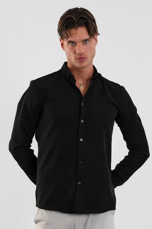 Flex Slim Fit Yumuşak Kolay Ütü Nefes Alan Erkek Gömlek