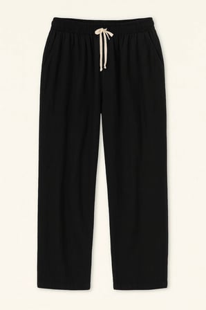Comforted Erkek Keten Görünüm Rahat Pantolon Bol Paça Yeni Sezon